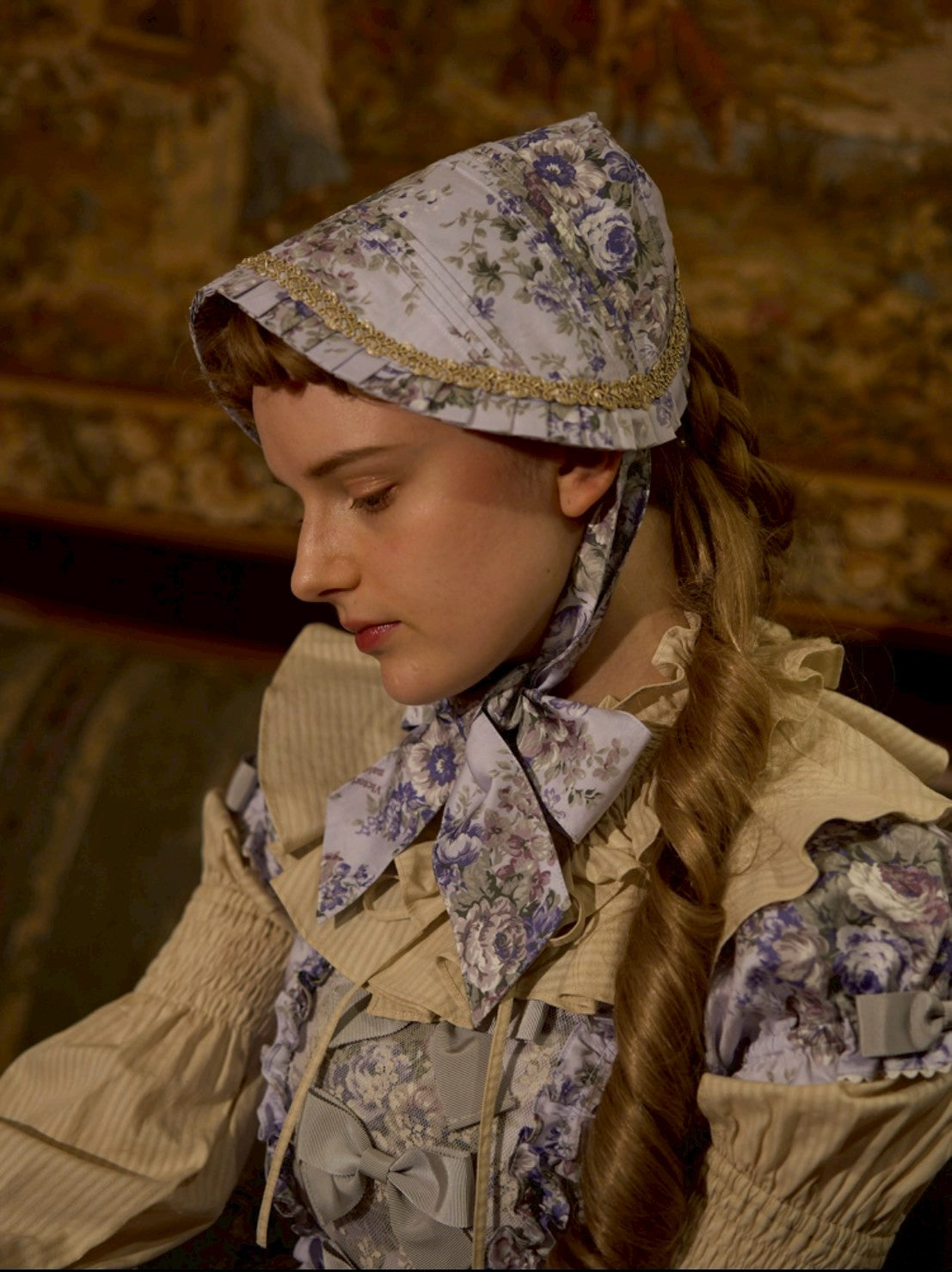 【Victorian maiden】ヴィクトリアンメイデン　★ご予約受付中★クラシカルブーケボンネット　ミスティーベージュ/ミスティローズ/ミスティブルー/ミスティモーブ