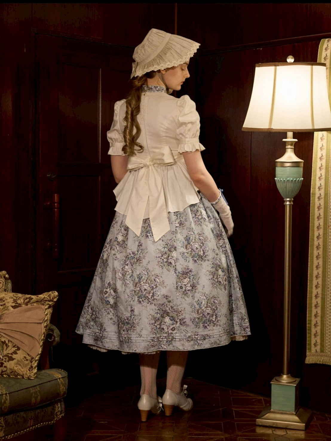 [Victorian maiden] Victorian maiden★Now accepting reservations★Classical Bouquet Victorian Dress Misty Beige/Misty Rose/Misty Blue/Misty Mauve