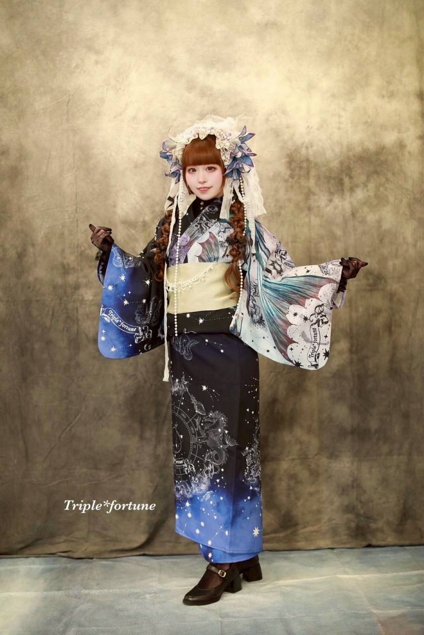 【Triple fortune】トリプルフォーチュン　浴衣　リリークロス/ホロスコープ/すみれ/ブラッディ/すずらん