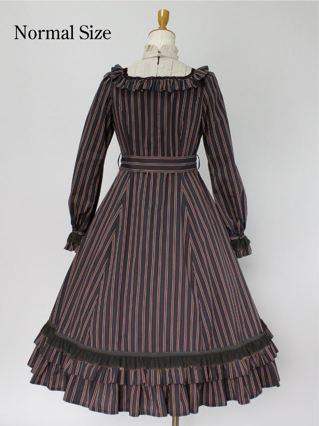 【Victorian maiden】ヴィクトリアンメイデン　★ご予約受付中★レジメンクラシカルドールロングドレス　シナモン/ボルドー/グリーン（ノーマル サイズ／プラスサイズ）