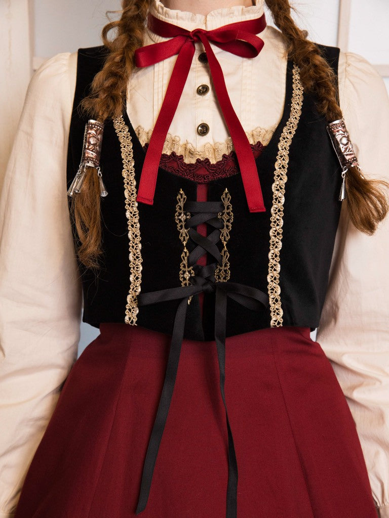 【Victorian maiden】빅토리안 메이든★예약 접수 중★ 바디스Bordeaux/Black