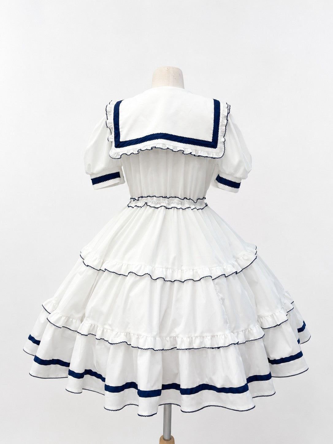 【Baroque】バロック　★ご予約受付中★　Perles de roséeセーラーワンピース　4色展開　M~L/XL
