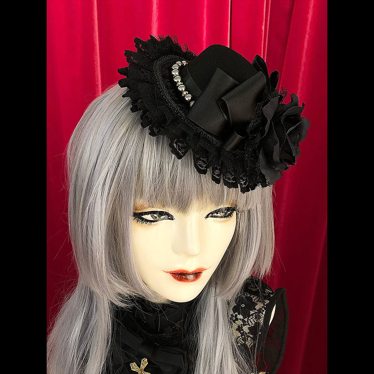 【Estrellas】エストレージャス　オリジナルミニハット 黒×黒