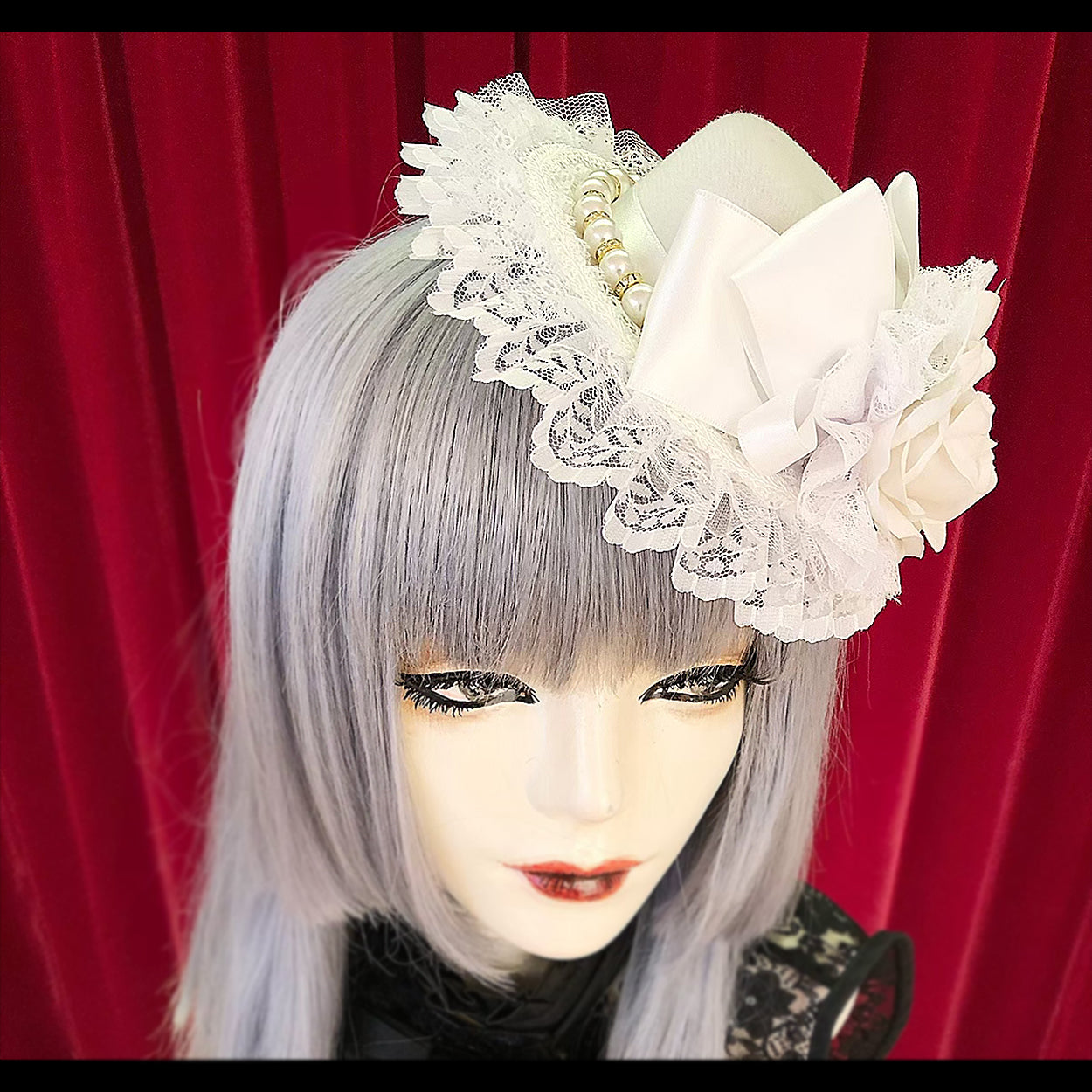 【Estrellas】エストレージャス　オリジナルミニハット 白×白