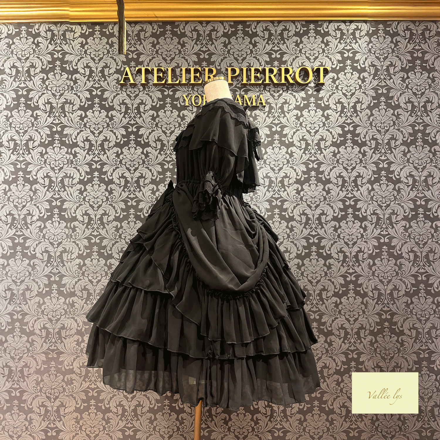 [Vallee Lys] Vallelis祝福的面纱礼服白色/波尔多/紫色/海军/黑色