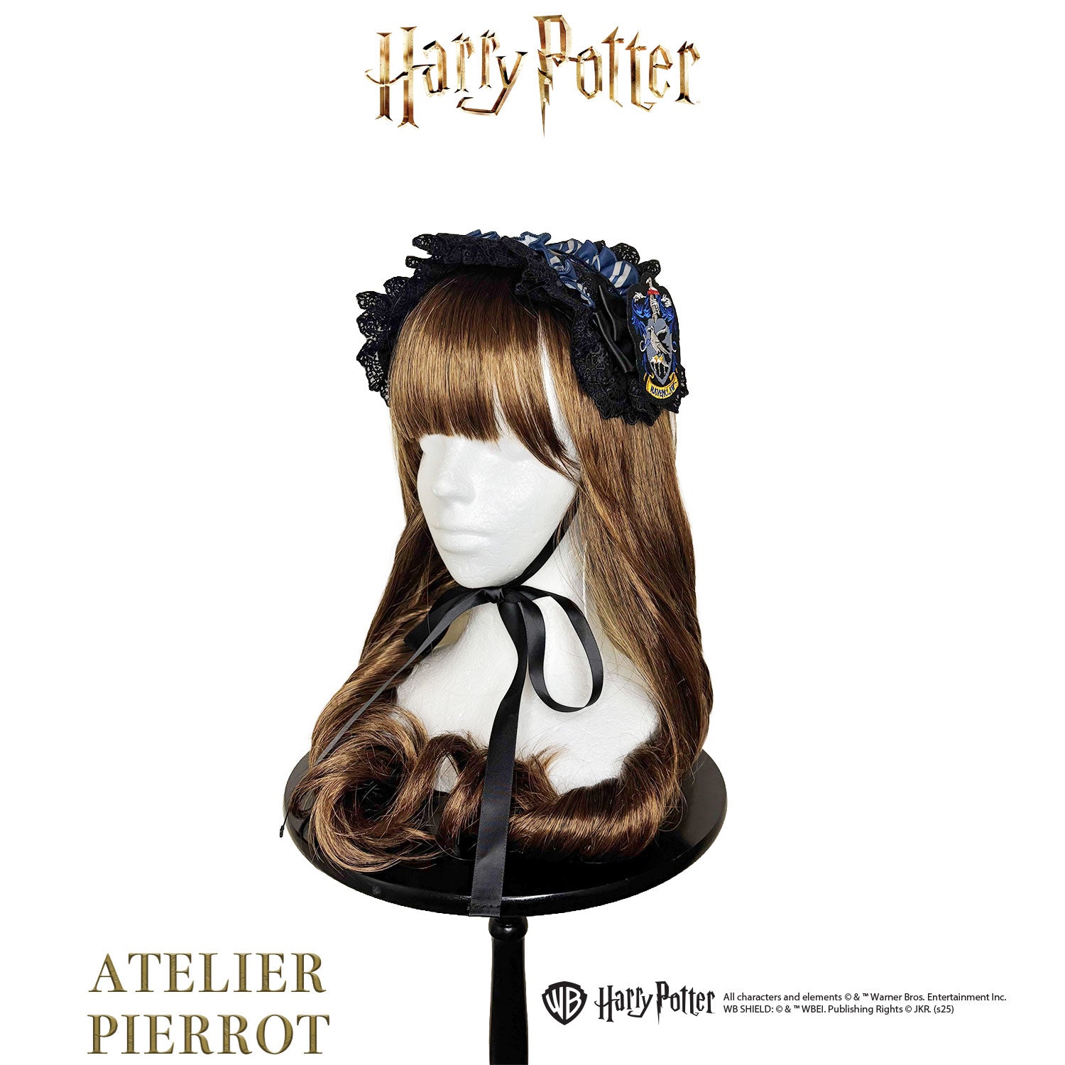 【ATELIER PIERROT】　Harry Potter ハリーポッター/編み上げヘッドドレス　グリフィンドール/スリザリン/ハッフルパフ/レイブンクロー