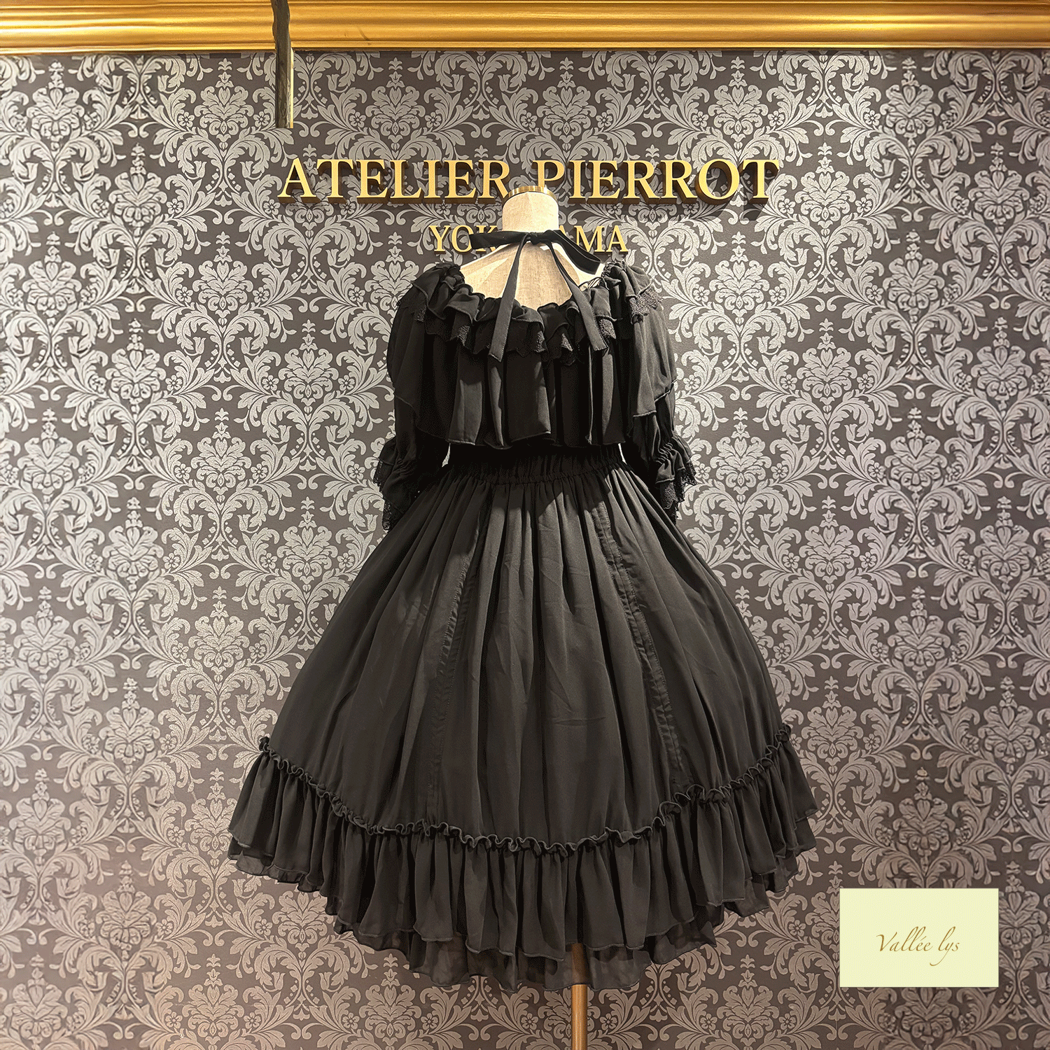 [Vallee Lys] Vallelis祝福的面纱礼服白色/波尔多/紫色/海军/黑色