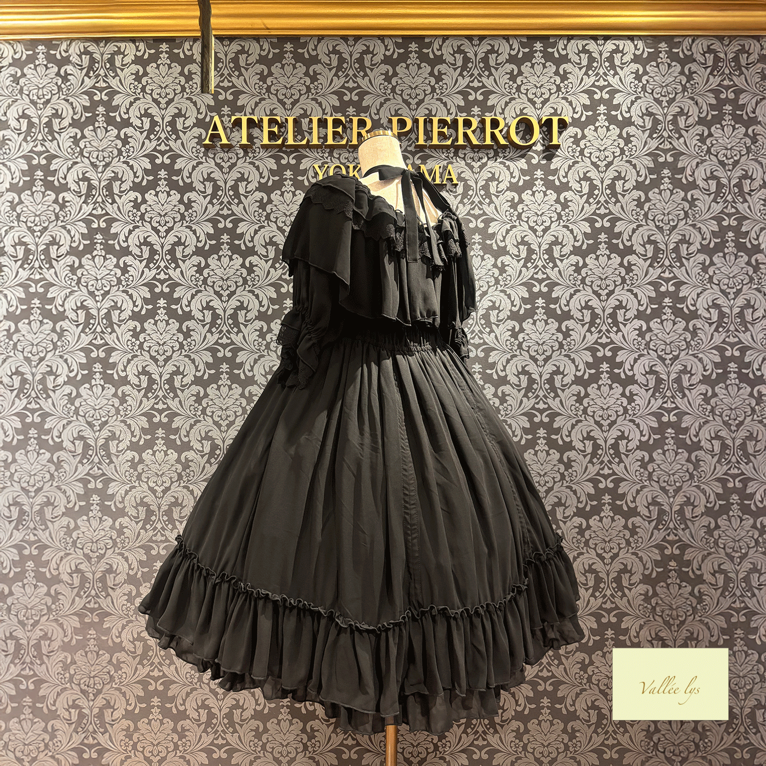 [Vallee Lys] Vallelis祝福的面纱礼服白色/波尔多/紫色/海军/黑色
