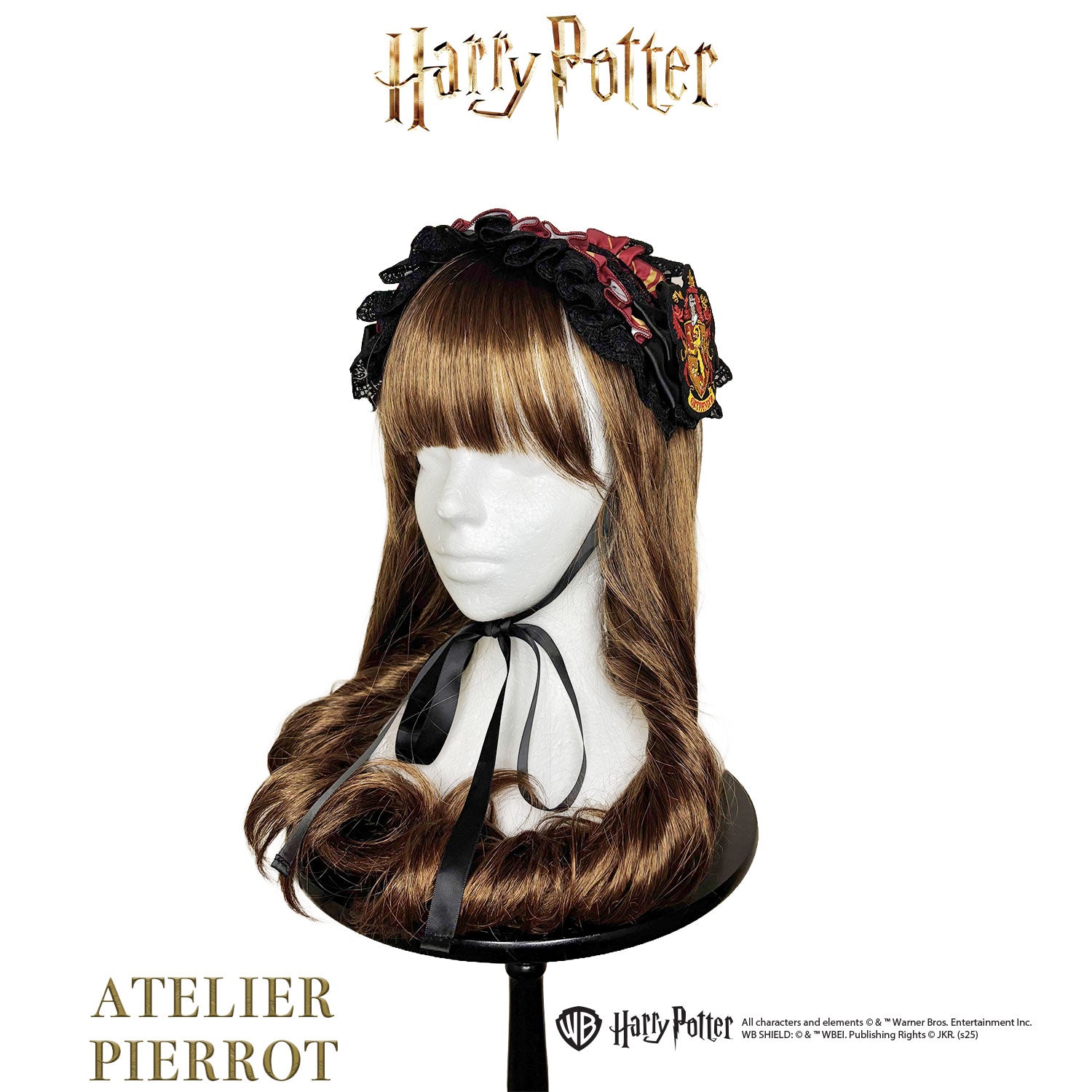 【ATELIER PIERROT】　Harry Potter ハリーポッター/編み上げヘッドドレス　グリフィンドール/スリザリン/ハッフルパフ/レイブンクロー