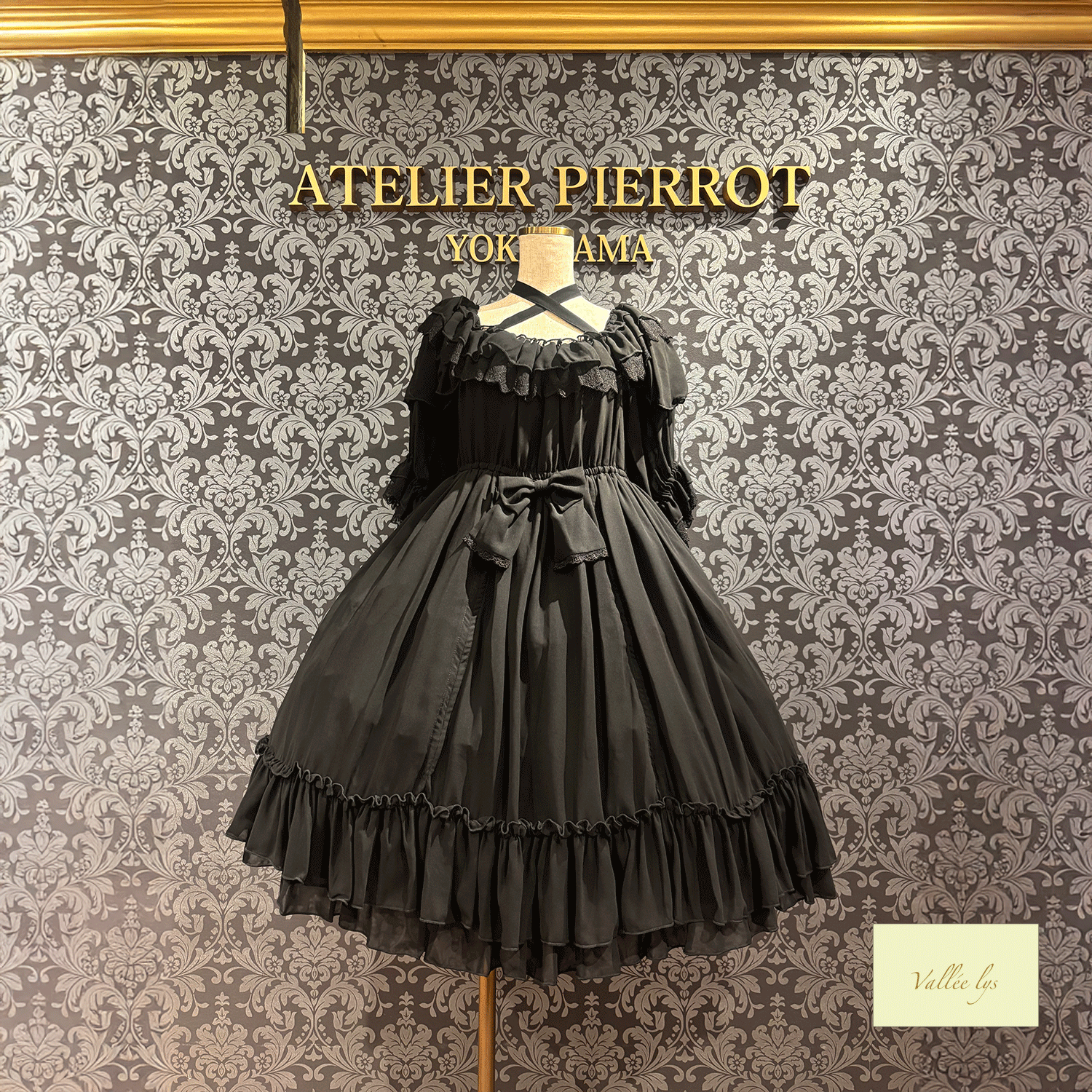 [Vallee Lys] Vallelis祝福的面纱礼服白色/波尔多/紫色/海军/黑色