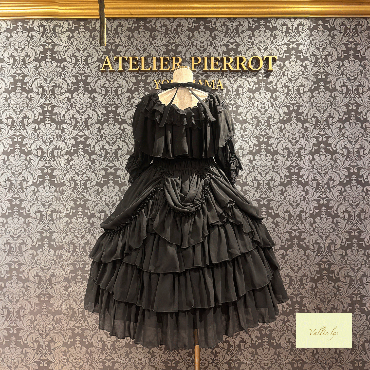 [Vallee Lys] Vallelis祝福的面纱礼服白色/波尔多/紫色/海军/黑色
