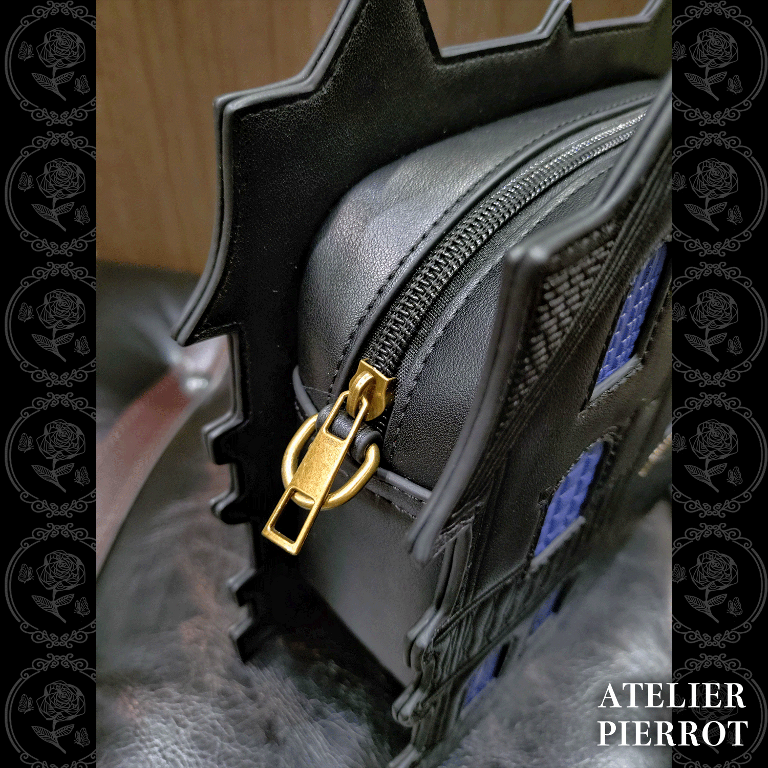 【ATELIER PIERROT】　Haunted House Pochette　ホワイト/パープル/ブラック　★11月中旬〜下旬発売★