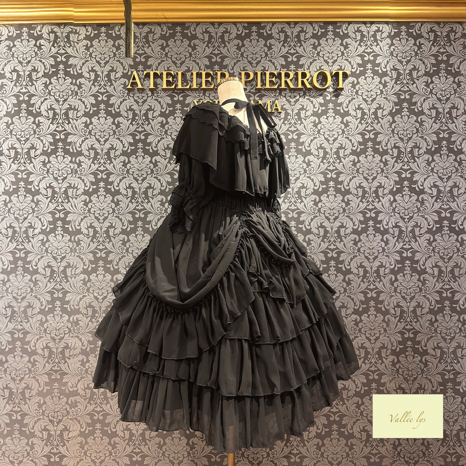 [Vallee Lys] Vallelis祝福的面纱礼服白色/波尔多/紫色/海军/黑色