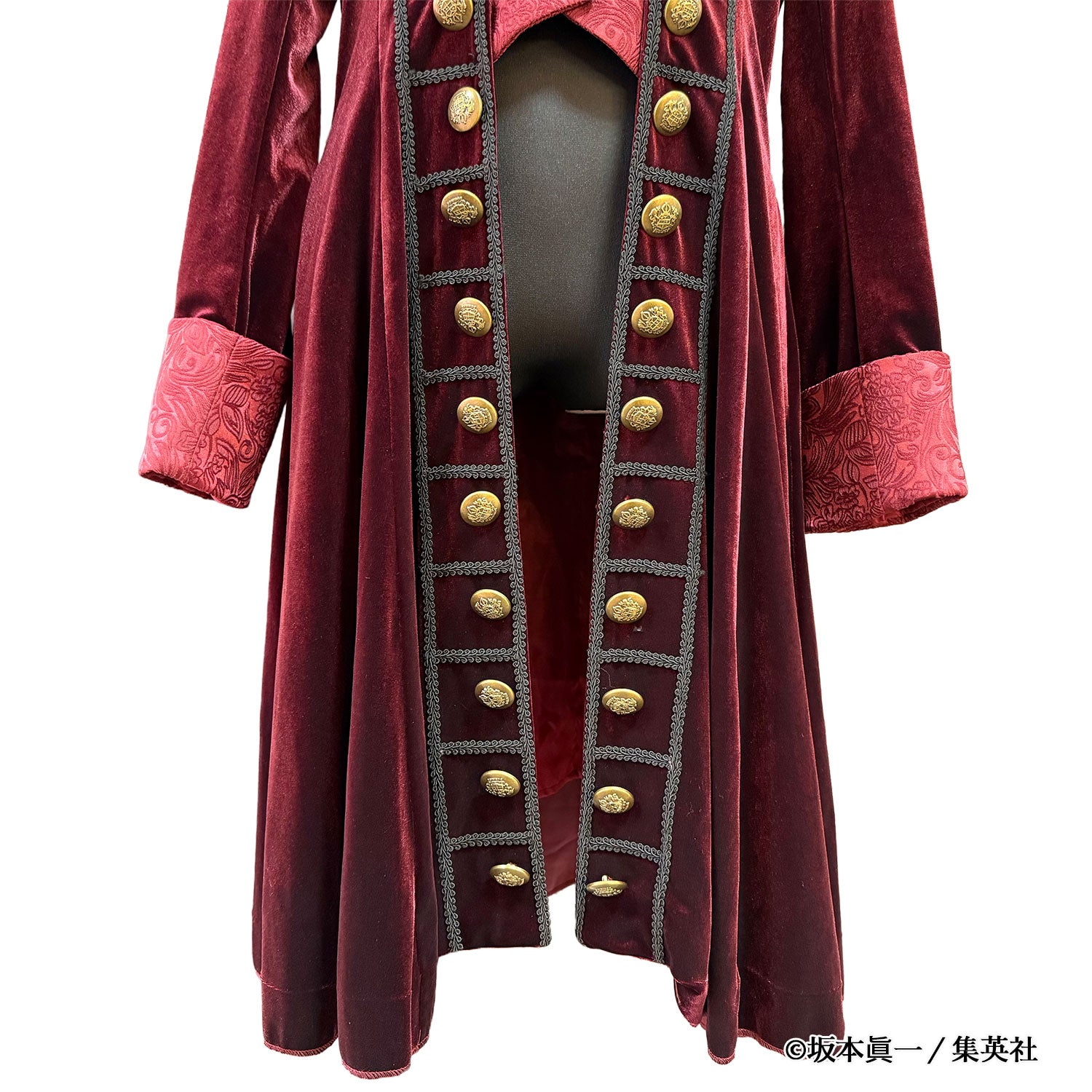 【ATELIER PIERROT】　「 イノサン 」 ロングジャケット　赤 ( 刺繍あり ) /青( 刺繍なし ) /黒 ( 刺繍なし ) 　