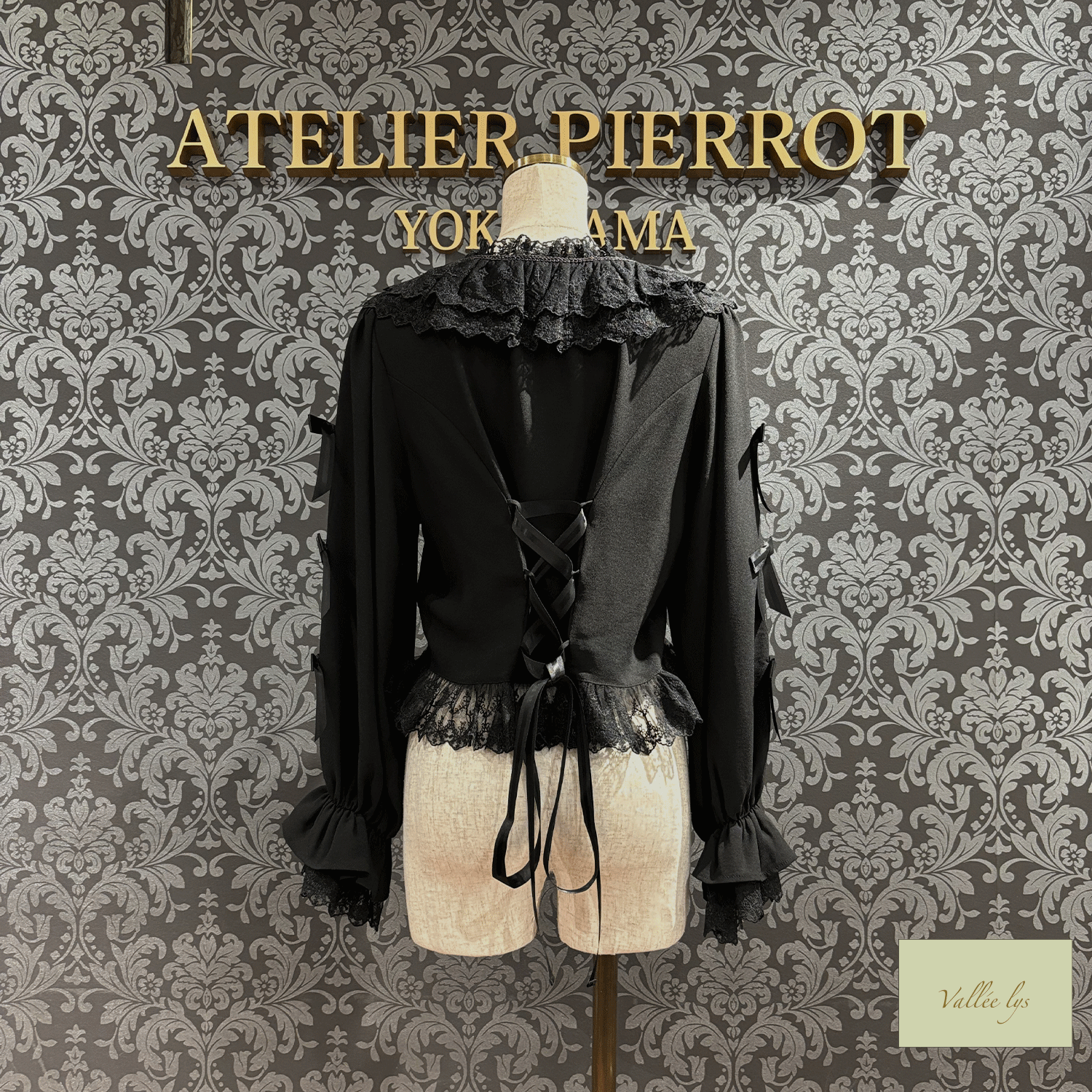 [Vallee Lys] Valleris Sugar Lace Ribbon Bolero白色/波尔多/海军/黑色