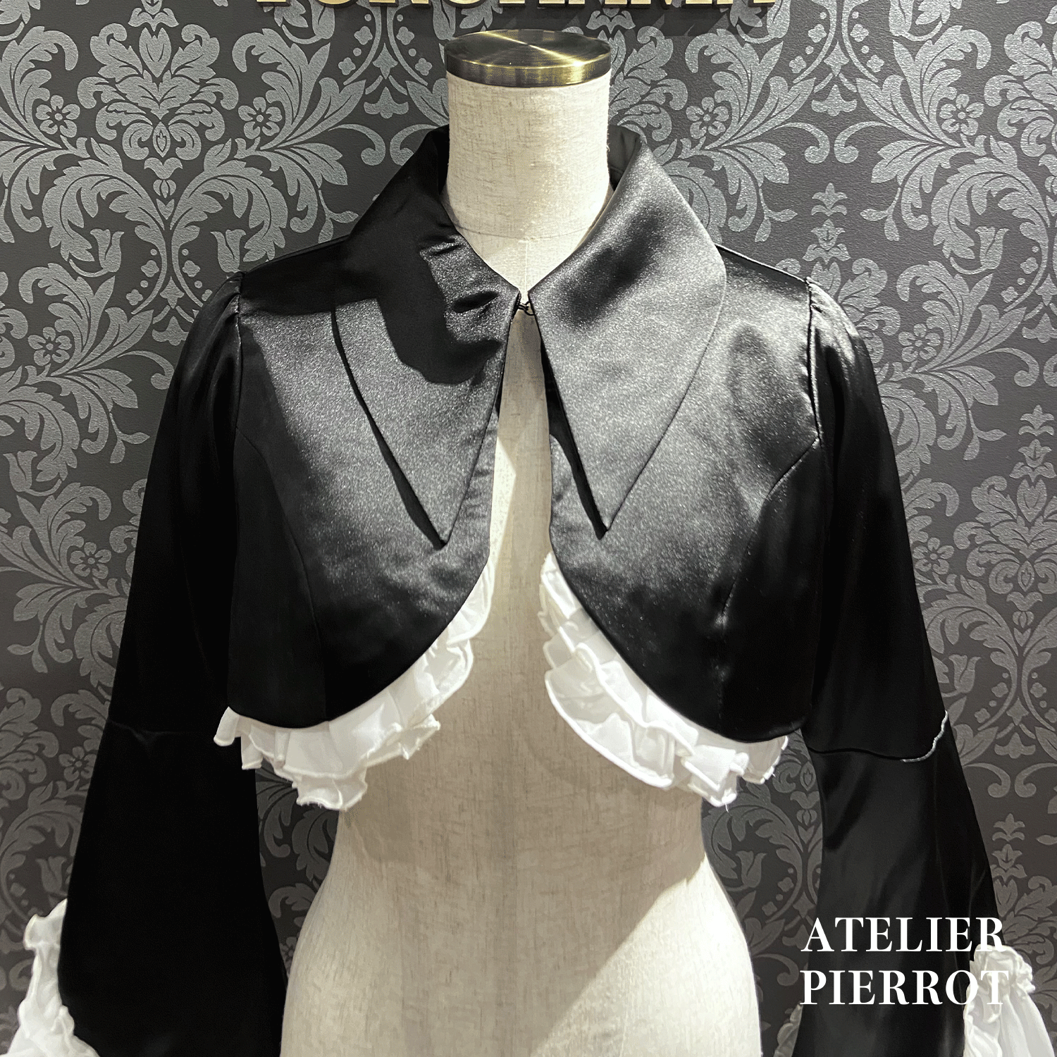 【ATELIER PIERROT】 Valkyrie Chaqueta de volante White/Burdeos/Navy/Negro x Blanco/Negro ★Lanzado a mediados a finales de agosto★
