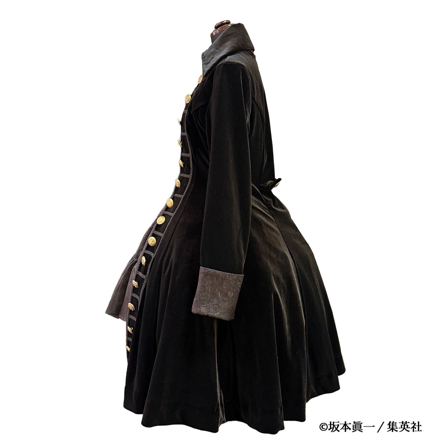 【ATELIER PIERROT】　「 イノサン 」 ロングジャケット　赤 ( 刺繍あり ) /青( 刺繍なし ) /黒 ( 刺繍なし ) 　