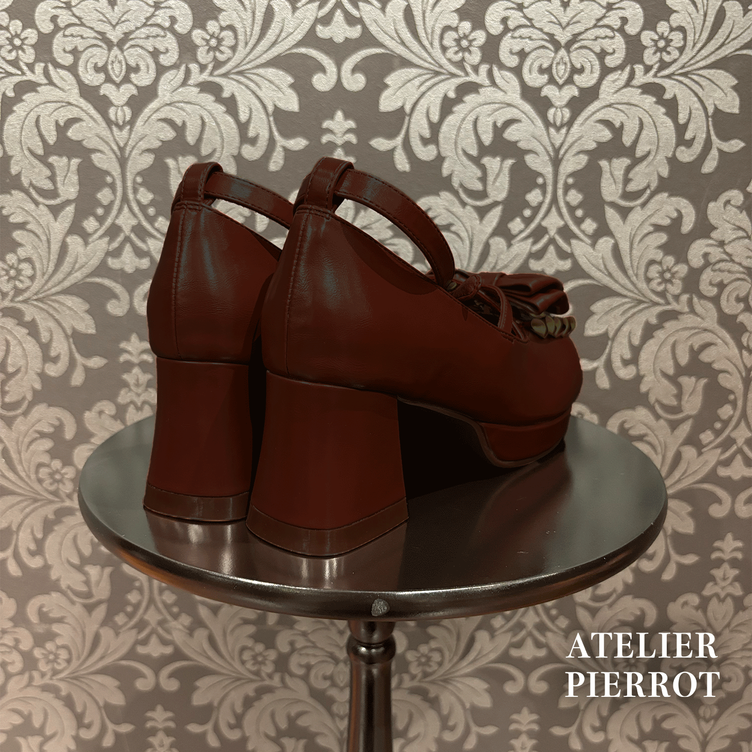 【ATELIER PIERROT】 Verzauberte Korsettpumpen weiß/bordeaux/schwarz S/m/l/xl  ★Mitte bis Ende April veröffentlicht★