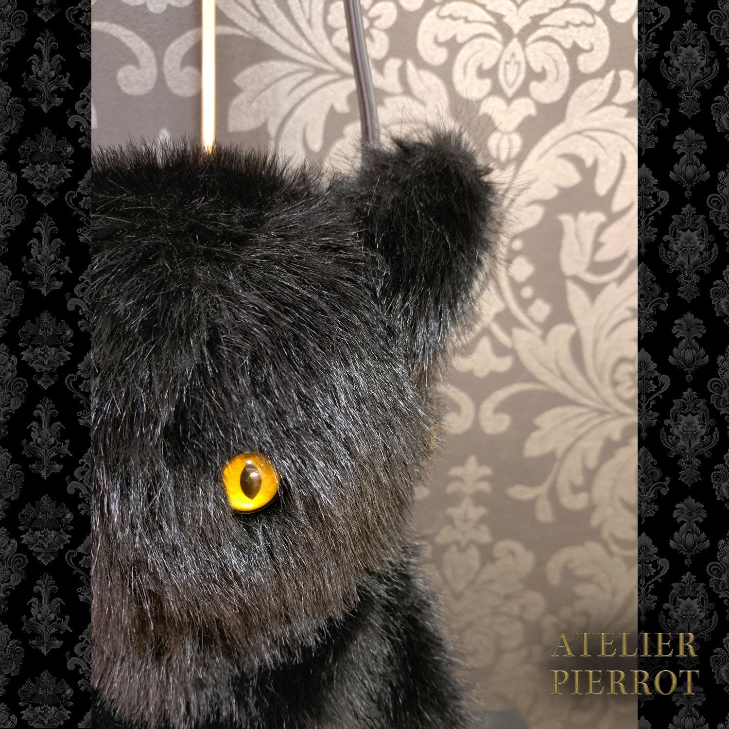 【ATELIER PIERROT】　Noir Neko Shoulder Bag　ホワイト/グレー/ブラック ★3月上旬～中旬入荷予定★