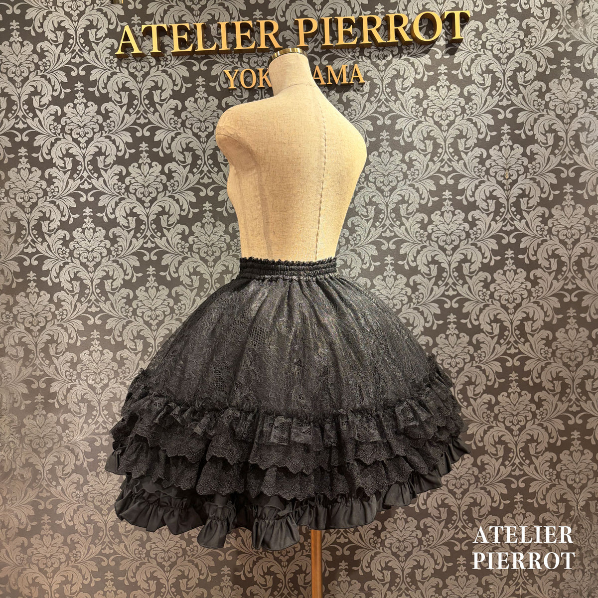 【ATELIER PIERROT】　★现已接受预订★ Lacrimosa 系带裙White/Bordeaux/Purple/Navy/Black