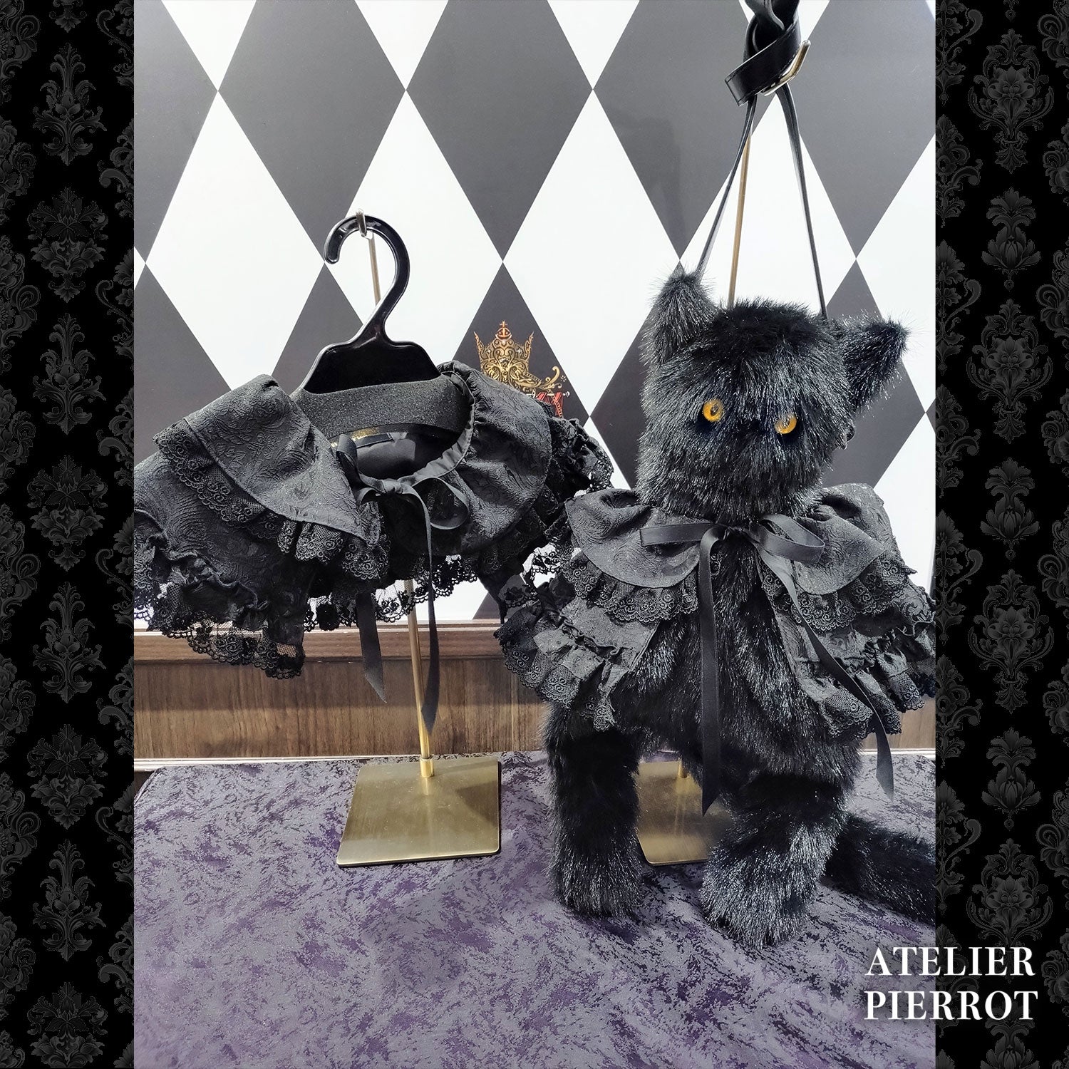 【ATELIER PIERROT】Cape Royal Neko -Cape de poupée gothique Lolita-