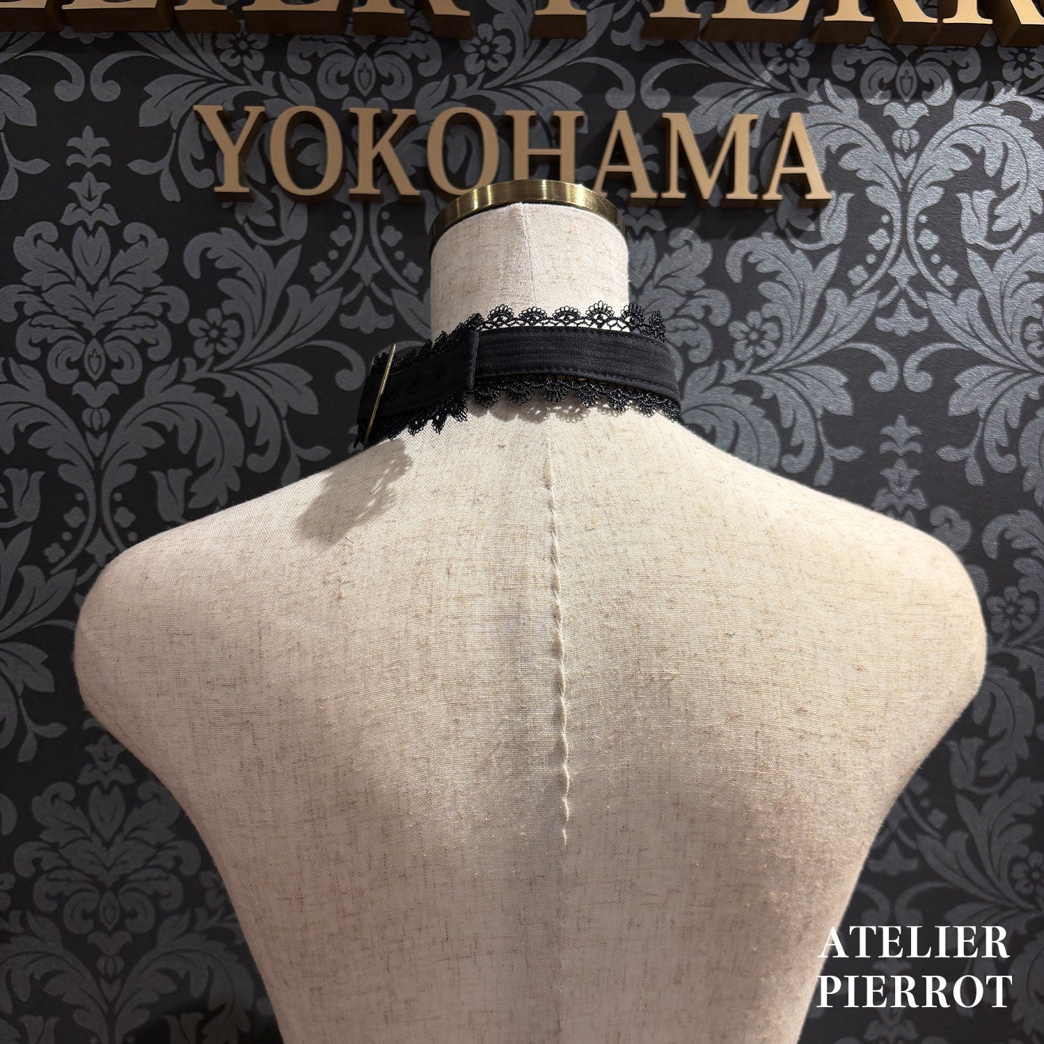 【ATELIER PIERROT】　★ご予約受付中★ Forbidden Prayer Choker Necklace Set  ホワイト/ブラック