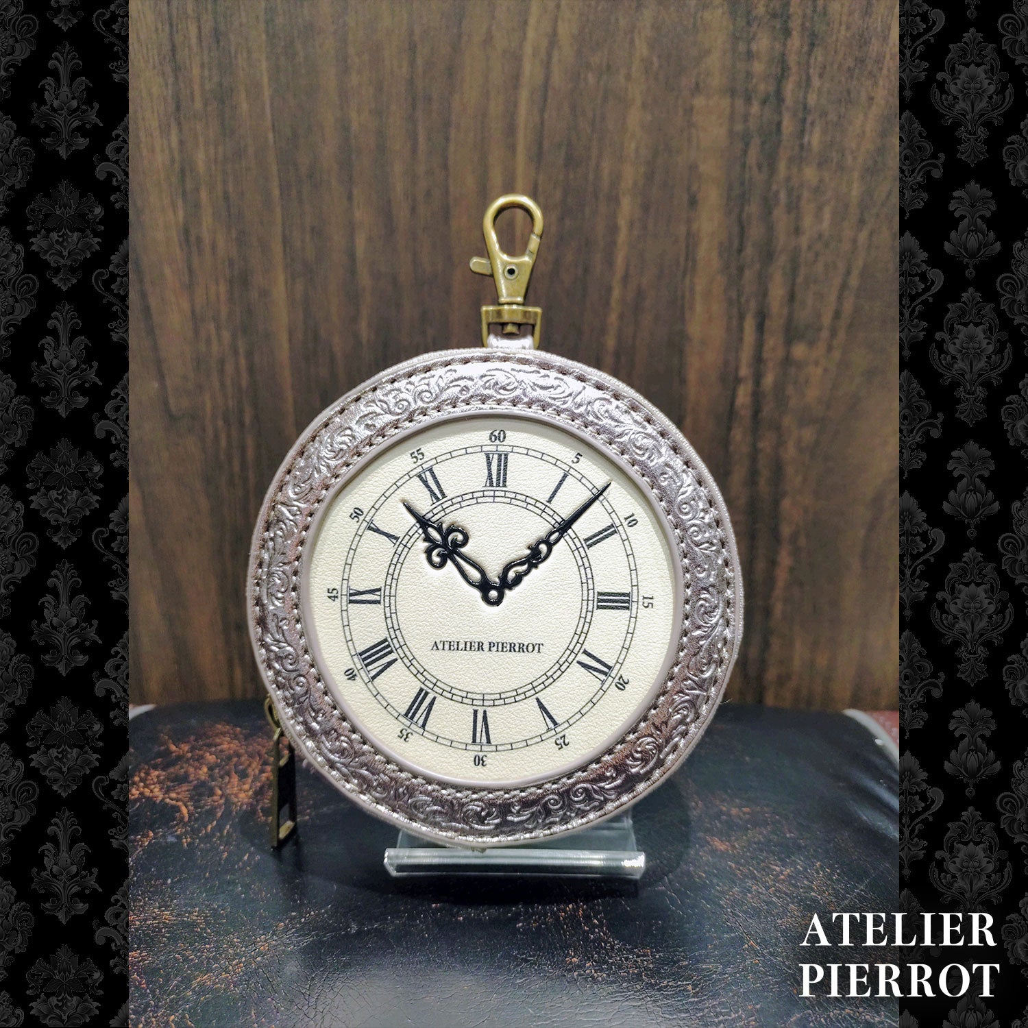 【ATELIER PIERROT】   ★예약 접수 중★ Pochette a la carte Coin Purse ~Clock~-Gothic Lolita Coin Purse- 신색 실버/브론즈/Black
