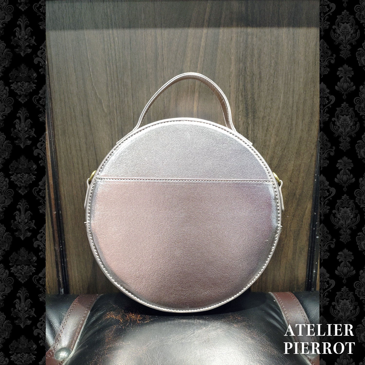 【ATELIER PIERROT】 　★ご予約受付中★ “Aeon” Clock Shoulder Bag　-Gothic Lolita Shoulder Bag- 新色シルバー/ブロンズ/ブラック
