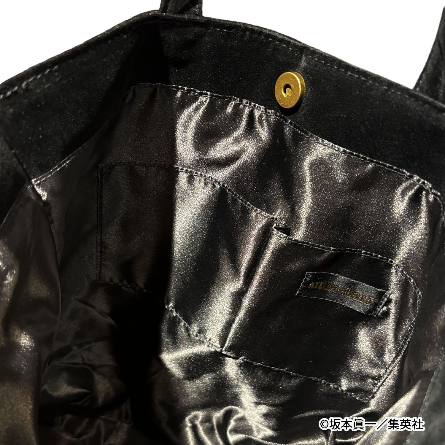 【ATELIER PIERROT】　「 イノサン 」トートバッグ　ワイン/ブラック