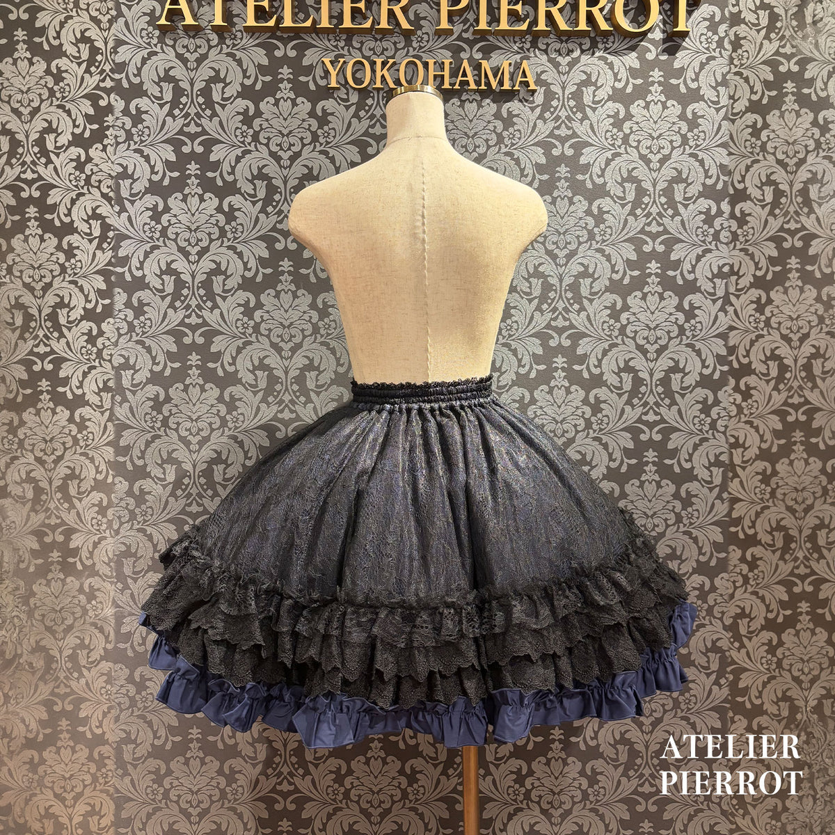 【ATELIER PIERROT】　★现已接受预订★ Lacrimosa 系带裙White/Bordeaux/Purple/Navy/Black