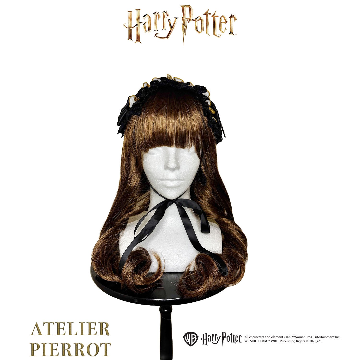 【ATELIER PIERROT】　Harry Potter ハリーポッター/編み上げヘッドドレス　グリフィンドール/スリザリン/ハッフルパフ/レイブンクロー