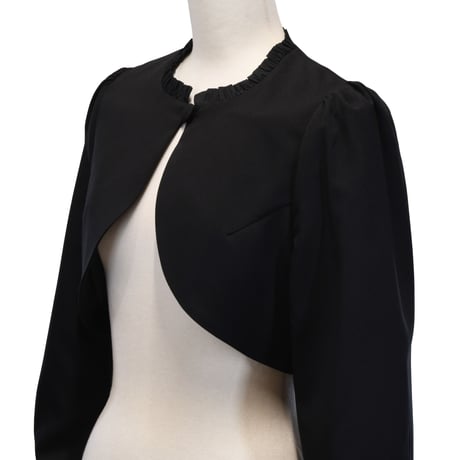 [Sheglit] shegrit frill clásico bolero gris/negro