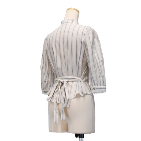 [Sheglit] Shegrit clásica blusa/rayas dal azul/negro