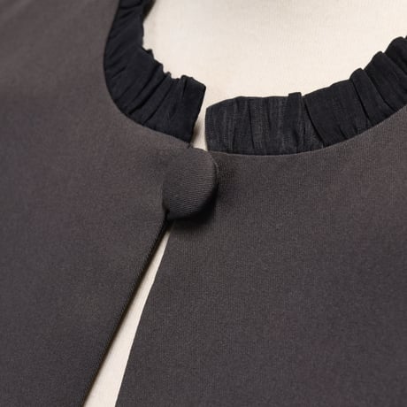 [Sheglit] shegrit frill clásico bolero gris/negro