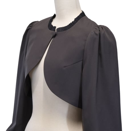 [Sheglit] shegrit frill clásico bolero gris/negro