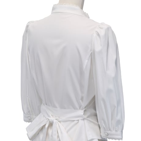 [Sheglit] Sheglit klassische Bluse Bluse Weiß/Schwarz