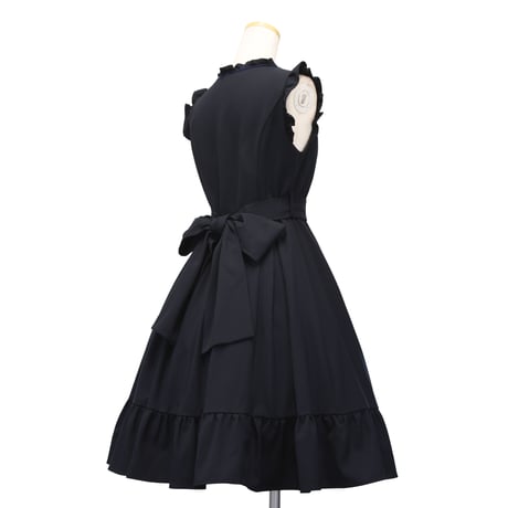 [Sheglit] Sheglit Lace Up Jumper Skirt Bordeaux/Navy/Black