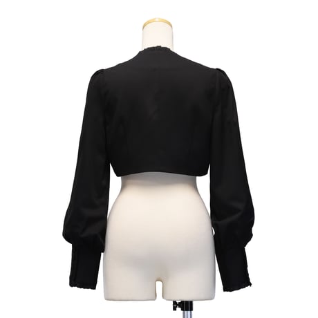 [Sheglit] shegrit frill clásico bolero gris/negro