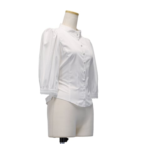 [Sheglit] Sheglit klassische Bluse Bluse Weiß/Schwarz
