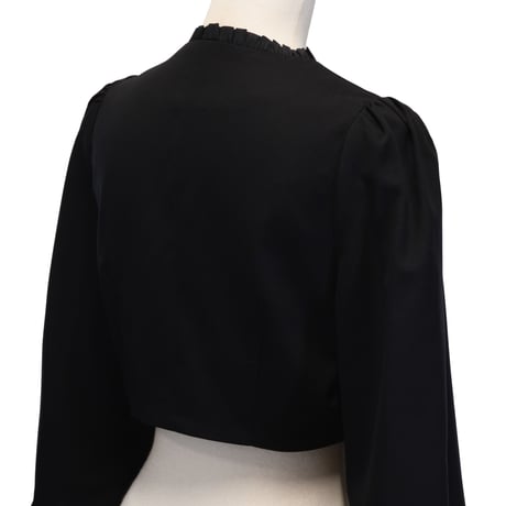 [Sheglit] shegrit frill clásico bolero gris/negro