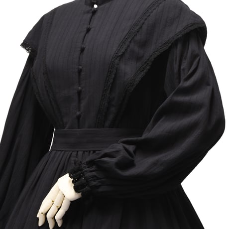 [Sheglit] "Florence" Spitzenkleid grau/schwarz