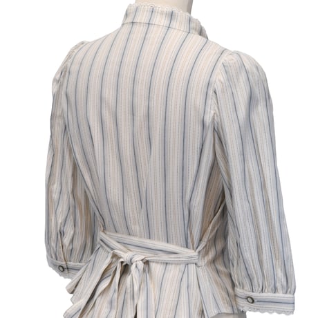 [Sheglit] Shegrit clásica blusa/rayas dal azul/negro