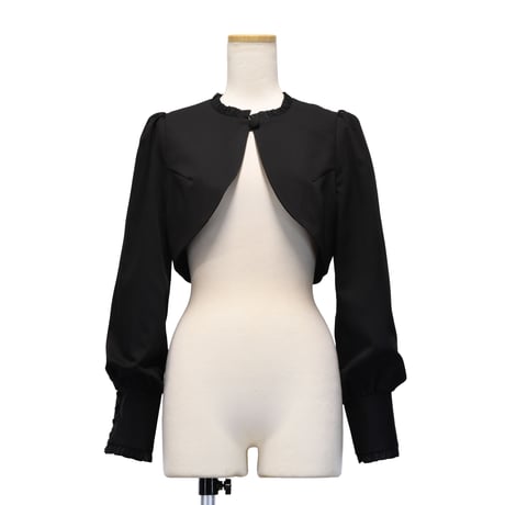 [Sheglit] shegrit frill clásico bolero gris/negro