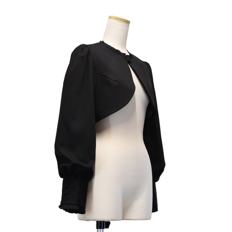 [Sheglit] shegrit frill clásico bolero gris/negro
