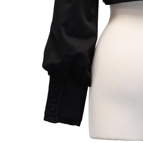 [Sheglit] shegrit frill clásico bolero gris/negro