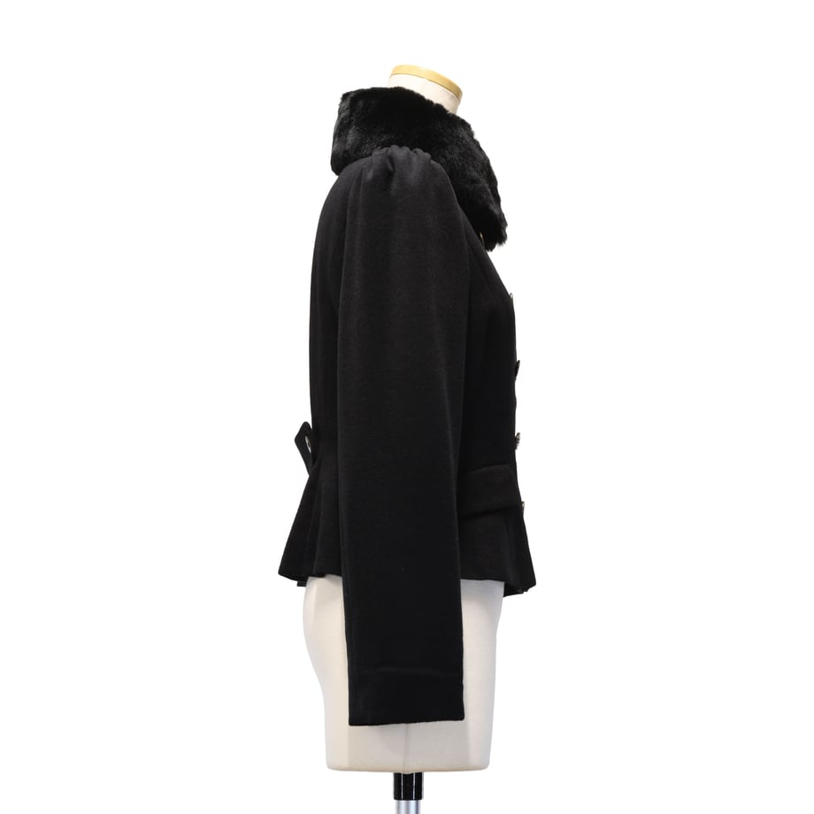 【Sheglit】シェグリット　●予約●"Royal"ショートコート　ネイビー/ブラック  Mサイズ/Lサイズ