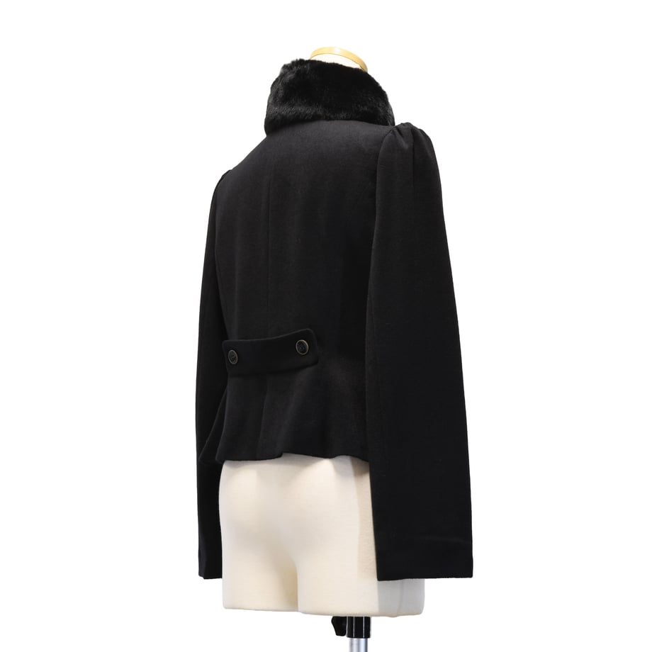 【Sheglit】シェグリット　●予約●"Royal"ショートコート　ネイビー/ブラック  Mサイズ/Lサイズ