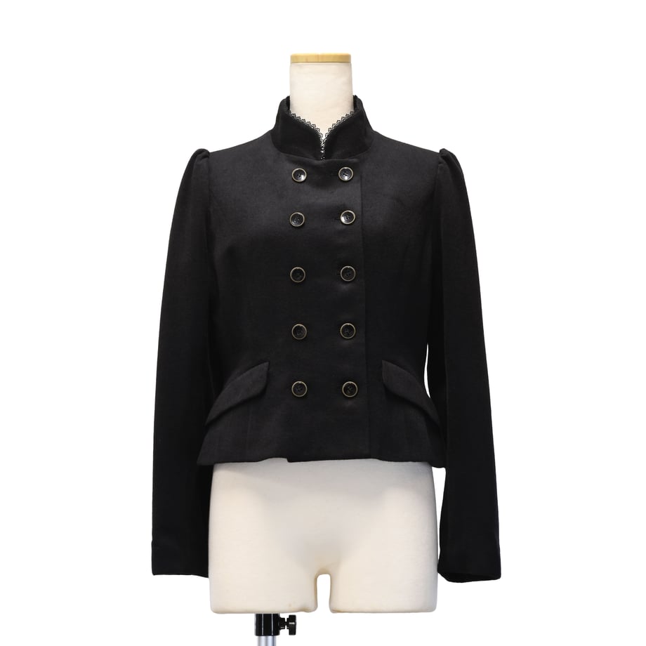 【Sheglit】シェグリット　●予約●"Royal"ショートコート　ネイビー/ブラック  Mサイズ/Lサイズ