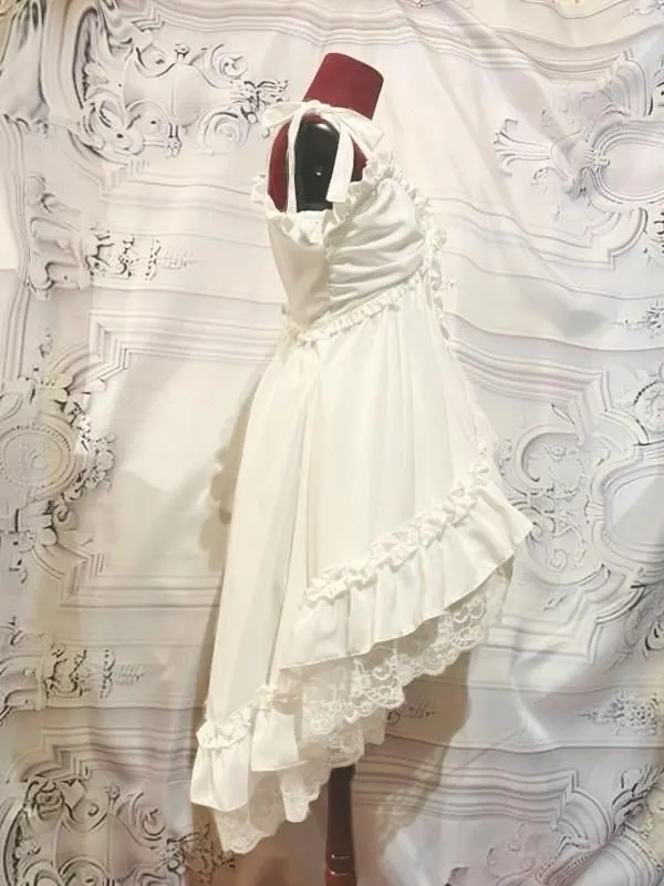 [大理石]大理石嬰兒娃娃型公主連衣裙：黑色X黑色蕾絲