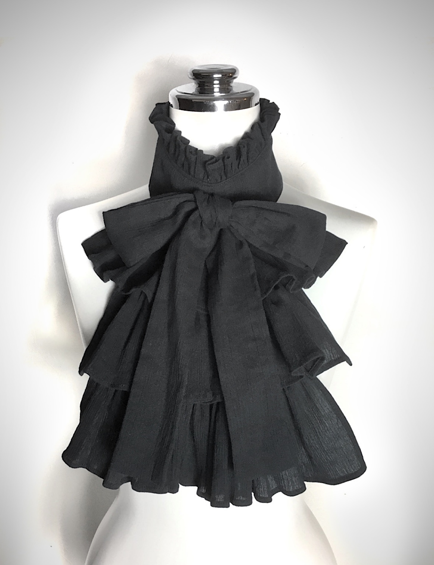 【Na+H】エヌエープラスエイチ　ブラウスセット(楊柳/黒)